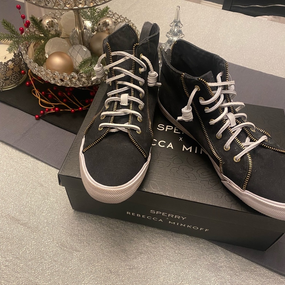 Brand New With Box Sperry x Rebecca Minkoff Hightop Sneakers Size 11